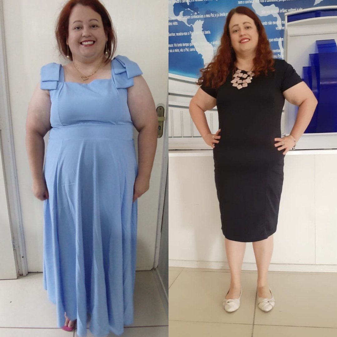 Antes e depois da Pastora Márcia