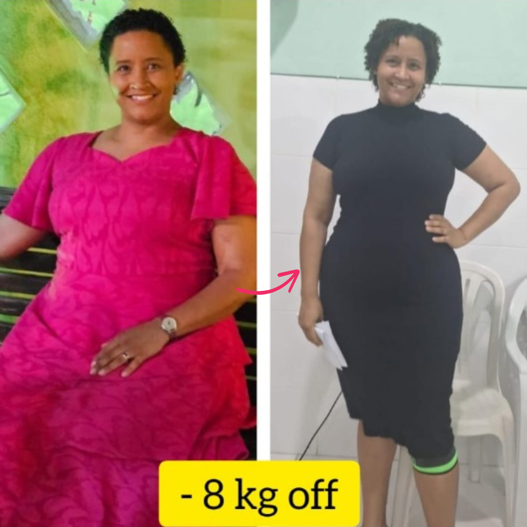Aluna HIIT LOUV com 8 kg eliminados